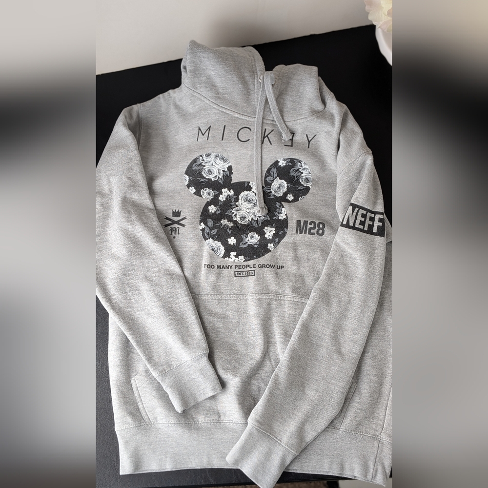 Disney Sweater with Mickey Design Gray Women M